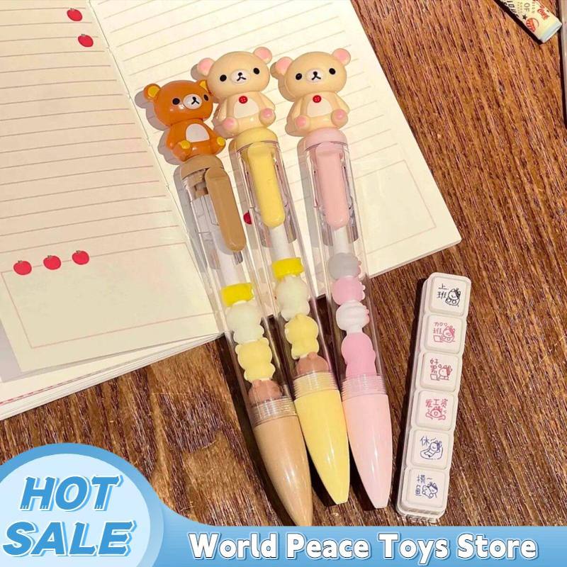 Stationery Supplier - Rilakkuma Bear Sister Gel Pen Cartoon