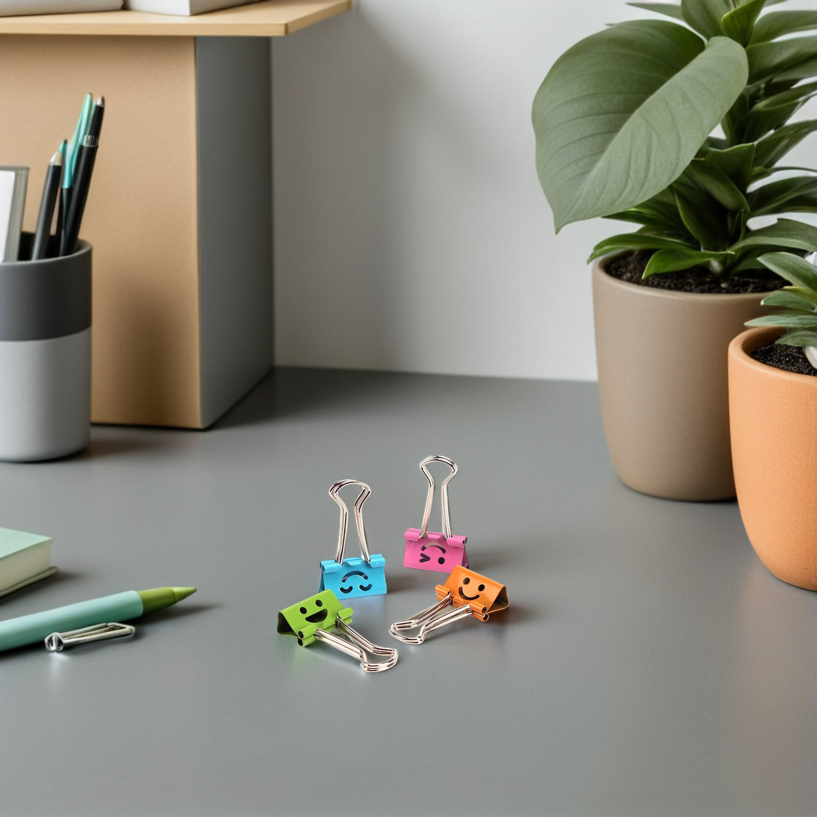 40Pcs Assorted Color Long Tail - огляд і ціна Binder Clip Assorted
