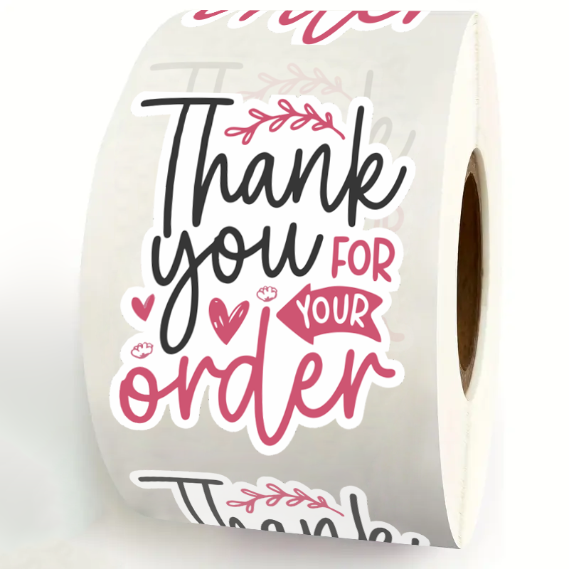 200Piece/roll  Thank You for Y - огляд і ціна Sticker Label Roll