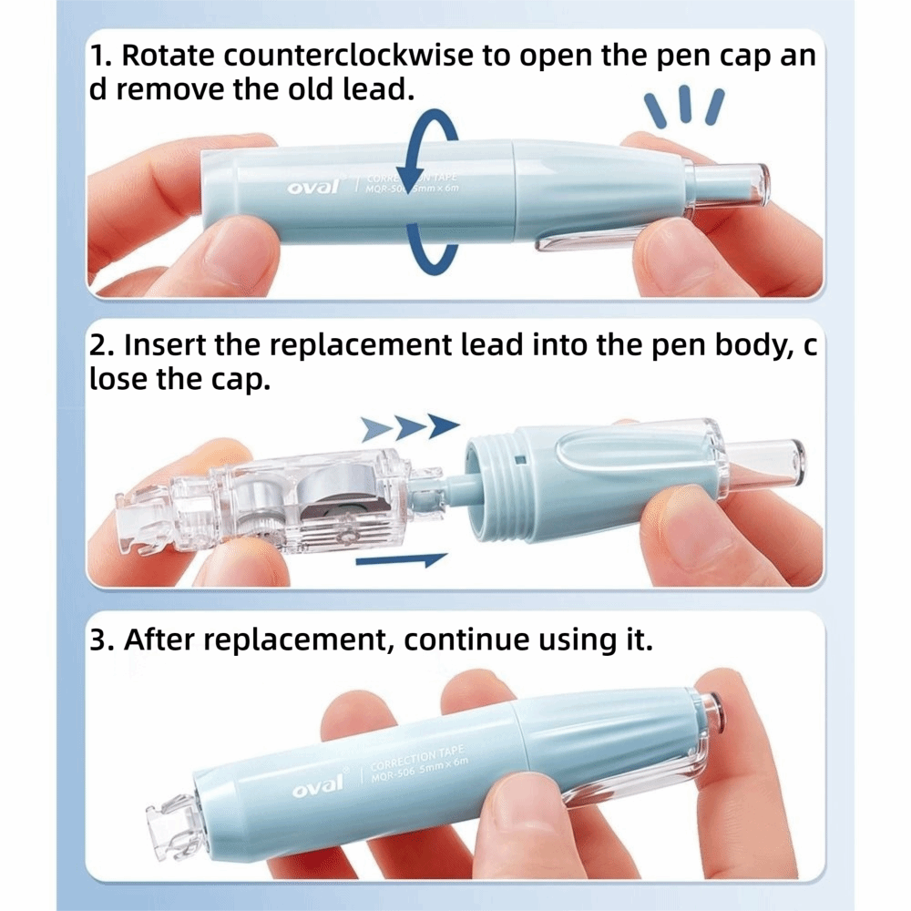 Multi-functional 360° Rotatabl - огляд і ціна Correction Tape Roller